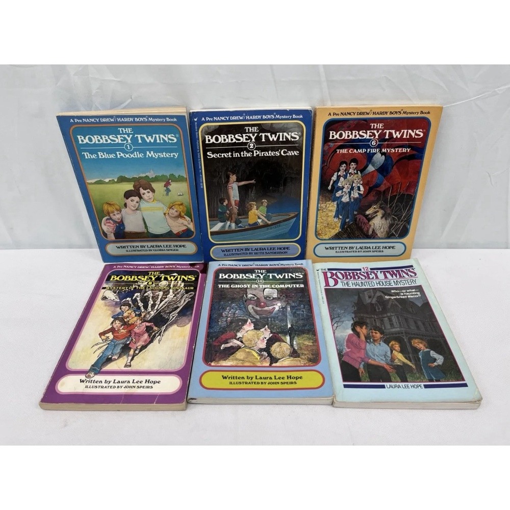Vintage 1980s Bobbsey Twins Paperback Book Lot of 6 Wanderer Editions